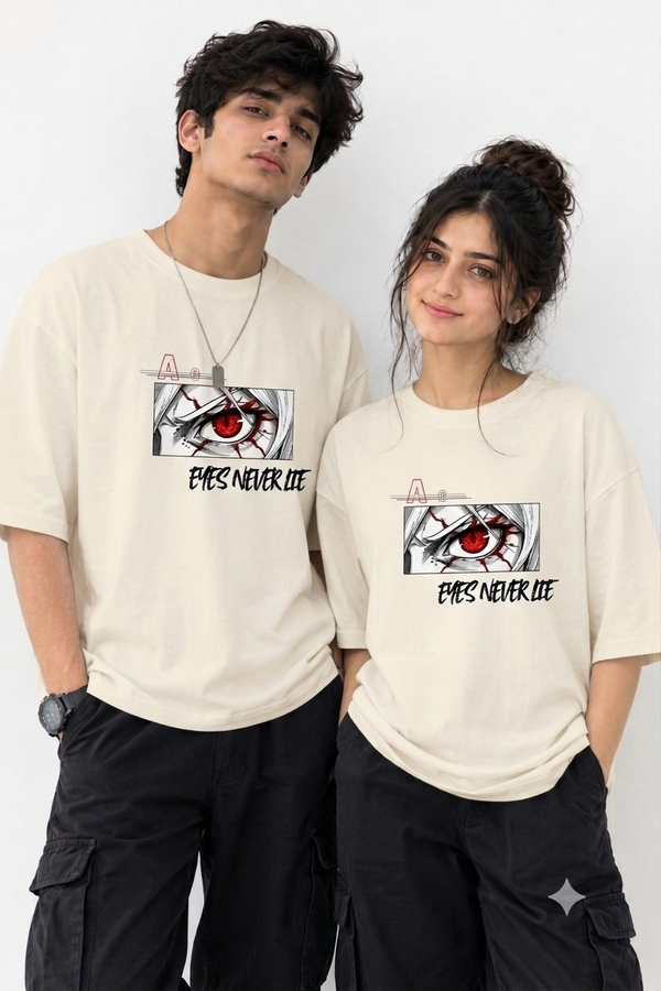 Eyes Never Lie Graphic Oversized Tee