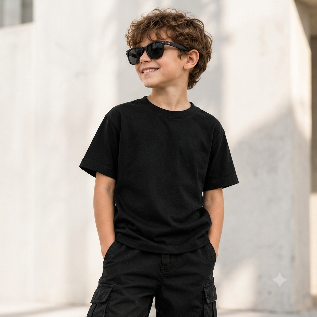 Boy's Crew Neck T-Shirt